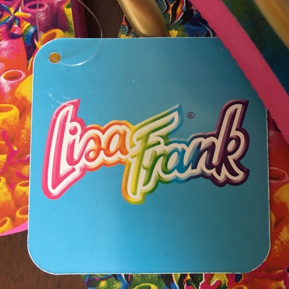 Lisa Frank Rainbow Dolphins Flip Flop Sandals - Picture 3 of 4